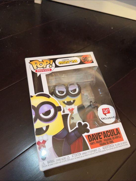 Funko Other - Funko Yellow and Purple Dave 'Acula Minion Vinyl Figure